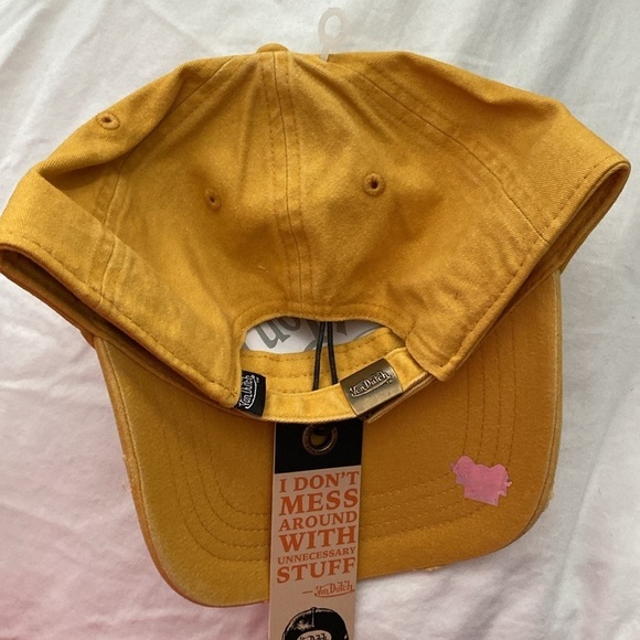 NWT Von Dutch distressed mustard yellow hat - Picture 10 of 10